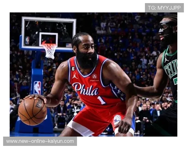 哈登中路突破造杀伤并命中，76人顶住压力